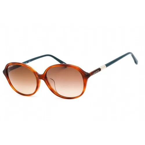 Lacoste - Kính Mát Nữ Lacoste Sunglasses Havana L854SA 218 57 Màu Nâu - Vua Hàng Hiệu