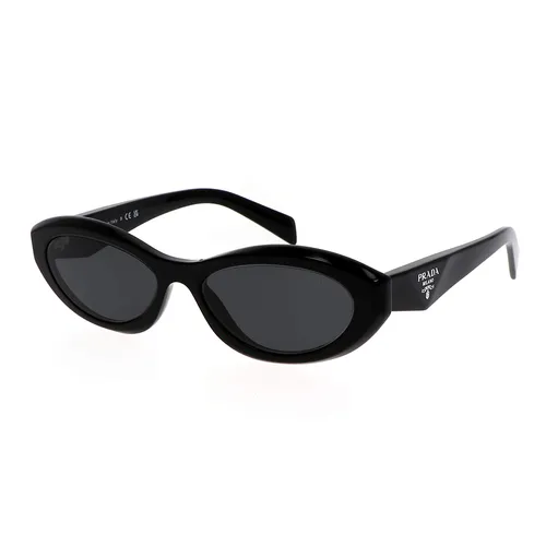 Kính Mát Nữ Prada Symbole Sunglasses PR26ZS 16K08Z Màu Đen