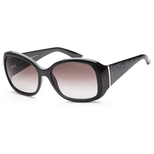 Kính Mát Nữ Salvatore Ferragamo Women Fashion 58mm Shiny Black Sunglasses SF722S-5817001 Màu Đen - Kính mắt - Vua Hàng Hiệu