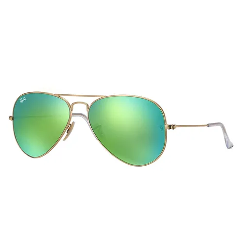 Kính Mát Unisex Rayban Aviator Flash Sunglasses RB3025 112/19 58-14 Màu Xanh Green