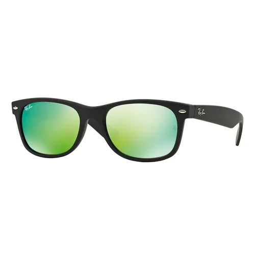 Kính mắt - Kính Mát Rayban New Wayfarer Flash Sunglasses RB2132 622/19 55-18 Màu Xanh Lá - Vua Hàng Hiệu