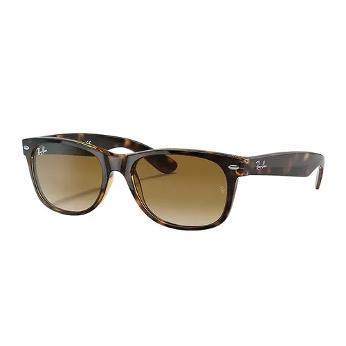Rayban - Kính Mát Rayban New Wayfarer Sunglasses RB2132 710/51 52-18 Màu Nâu - Vua Hàng Hiệu