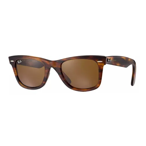Kính Mát Rayban Original Wayfarer Sunglasses RB2140 954 50-22 Màu Nâu - Kính mắt - Vua Hàng Hiệu