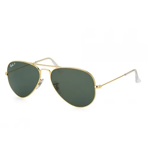Kính Mát Rayban Polarized Aviator Sunglasses RB3025 001/58 55-14 Màu Xanh Green
