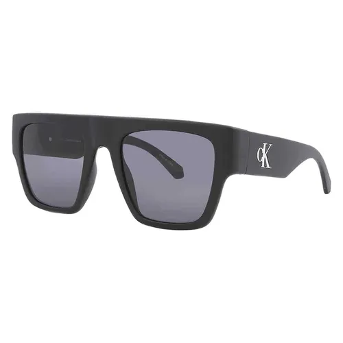 Kính Mát Unisex Calvin Klein CK Grey Browline Sunglasses CKJ22636S 002 53 Màu Đen