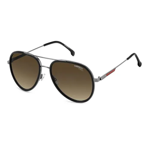 Kính mắt - Kính Mát Unisex Carrera Black Sunglasses CA1044S-807HA-57 Màu Đen Nâu - Vua Hàng Hiệu