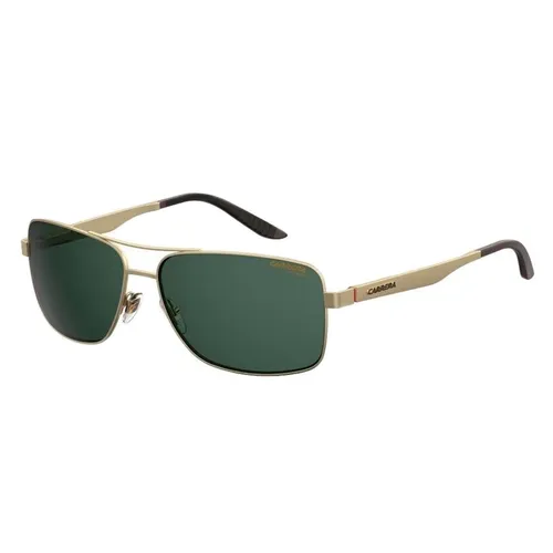 Kính mắt - Kính Mát Unisex Carrera Semi Matte Gold Green Sunglasses CA-8014-S-AOZ-QT-61 Màu Xanh Vàng - Vua Hàng Hiệu