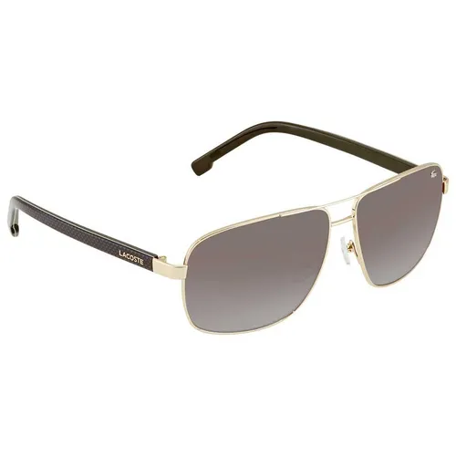 Lacoste - Kính Mát Unisex Lacoste Brown Gradient Rectangular Sunglasses L162S 714 61 Màu Nâu - Vua Hàng Hiệu
