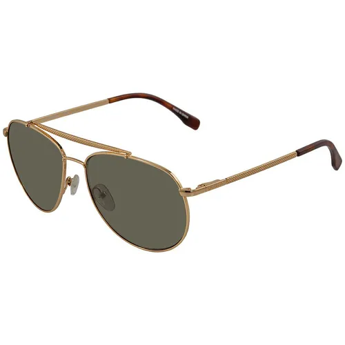 Kính Mát Unisex Lacoste Grey Aviator Sunglasses L177S 714 57 Màu Xám Vàng - Kính mắt - Vua Hàng Hiệu