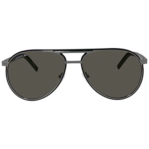 Kính Mát Unisex Lacoste L193S 035 58 Grey Aviator Sunglasses Màu Xám