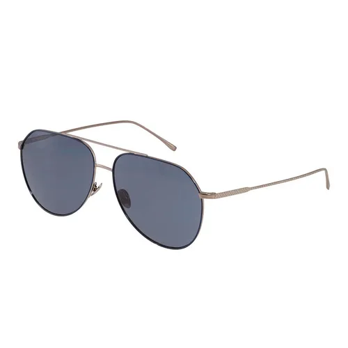 Kính Mát Unisex Lacoste Silver Tone Aviator/Pilot Sunglasses L209S 045 61 Màu Xanh Bạc