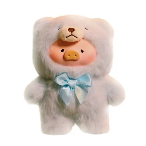 Móc Khóa Gấu Bông ToyZeroPlus Teddy Lulu The Piggy Màu Xanh Nhạt - Phụ kiện - Vua Hàng Hiệu