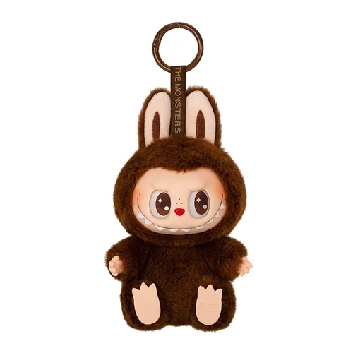 Phụ kiện Pop Mart Trung Quốc Móc khóa - Móc Khóa Pop Mart Labubu Have A Seat Vinyl Plush Blind The Monster Doudou Màu Nâu Đậm - Vua Hàng Hiệu
