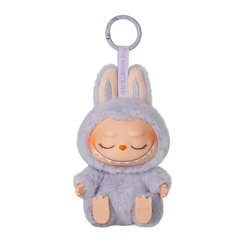 Phụ kiện Pop Mart Trung Quốc Móc khóa - Móc Khóa Pop Mart Labubu Have A Seat Vinyl Plush Blind The Monster Zizi Màu Tím - Vua Hàng Hiệu