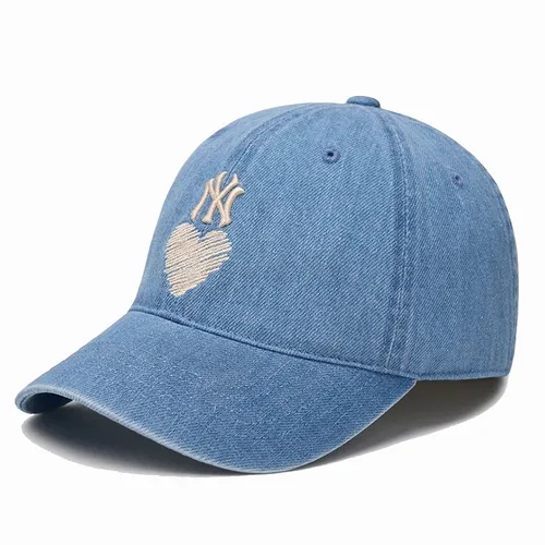 MLB Korea - Mũ MLB Denim Heart Unstructured 3ACPH024N-50BLL Màu Xanh Denim - Vua Hàng Hiệu