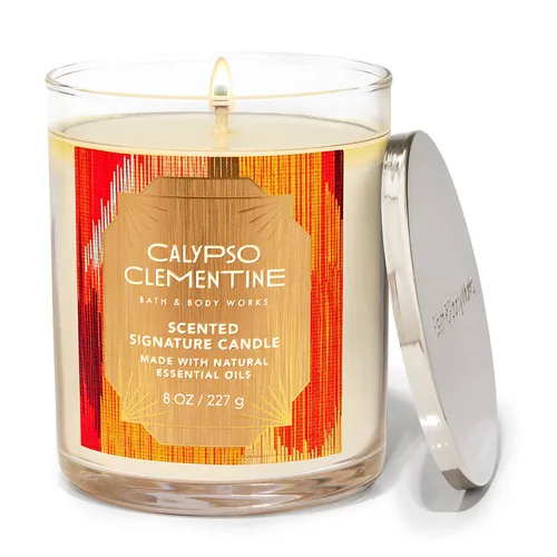 Nến Thơm 1 Bấc Bath & Body Works Calypso Clementine Single Wick Candle 227g