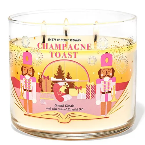 Nến Thơm Bath & Body Works Champagne Toast 3-Wick Candle 411g
