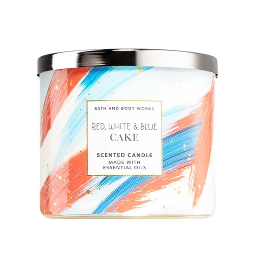 Nến Thơm Bath & Body Works Red, White, & Blue Cake Candle 411g
