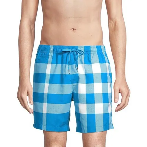 Quần Short Nam Burberry Checked Shorts 8066242 Màu Xanh Blue Size S - Thời trang - Vua Hàng Hiệu
