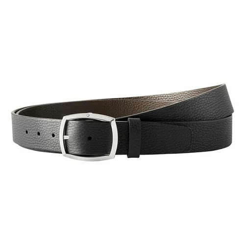 Thắt Lưng Nam Montblanc Reversible Leather Belt MB116716 Độ Bản Rộng 3.5cm Freesize Màu Đen N-MS - Thắt lưng - Vua Hàng Hiệu