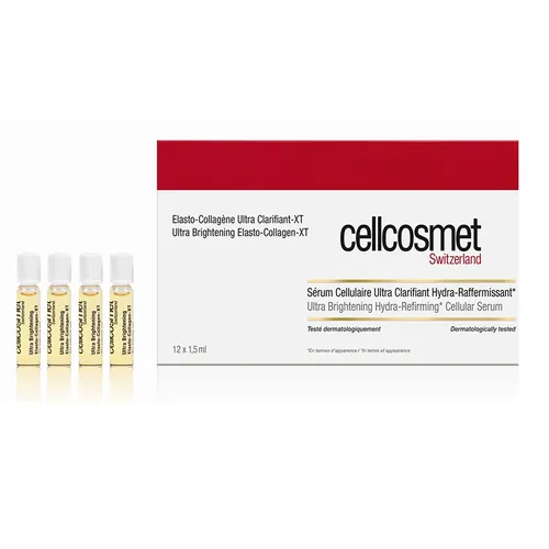 Mỹ phẩm - Tinh Chất Hỗ Trợ Trẻ Hóa, Làm Sáng Da Cellcosmet & Cellmen Ultra Brightening Elasto-Collagen-XT (12x1.5ml) - Vua Hàng Hiệu