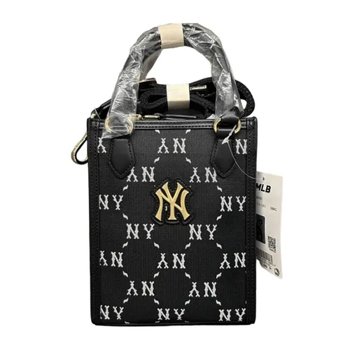 Túi xách - Túi Đeo Chéo MLB Kids Diamond Monogram Tote Bag New York Yankees 7ACRMDB4N-50BKS Màu Đen - Vua Hàng Hiệu