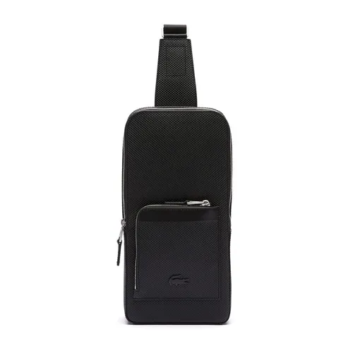 Túi Đeo Chéo Nam Lacoste Chantaco Snug Leather Bag NH3633CE 000 Màu Đen