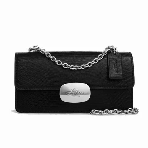 Túi Đeo Chéo Nữ Coach Eliza Flap Crossbody Bag CR106 Màu Đen - Túi xách - Vua Hàng Hiệu