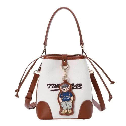 Túi Đeo Chéo Nữ TTWN BEAR TN3669 Màu Be/Nâu