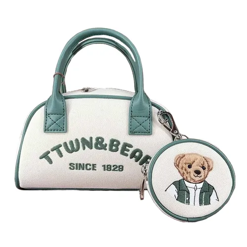 Túi Đeo Chéo Nữ TTWN BEAR TN3763 Màu Be Xanh (Kèm Ví Mini)