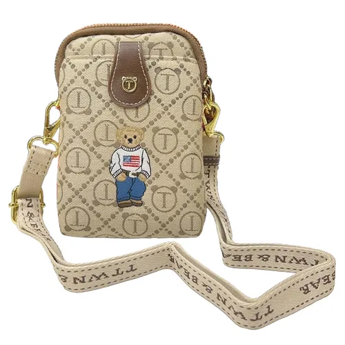 Túi Đeo Chéo Nữ TTWN BEAR TT2358 TT2428 Màu Khaki