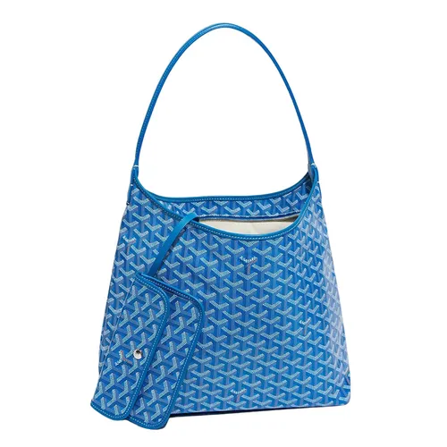 Túi Đeo Vai Nữ Goyard Bohème Hobo Bag BOHEMEPMLTY10CL10P Màu Xanh Blue - Túi xách - Vua Hàng Hiệu