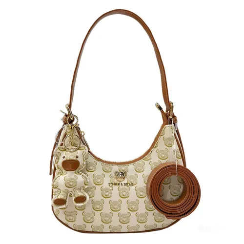 Túi Đeo Vai Nữ TTWN BEAR TN2451-TN3308 Màu Nâu Be