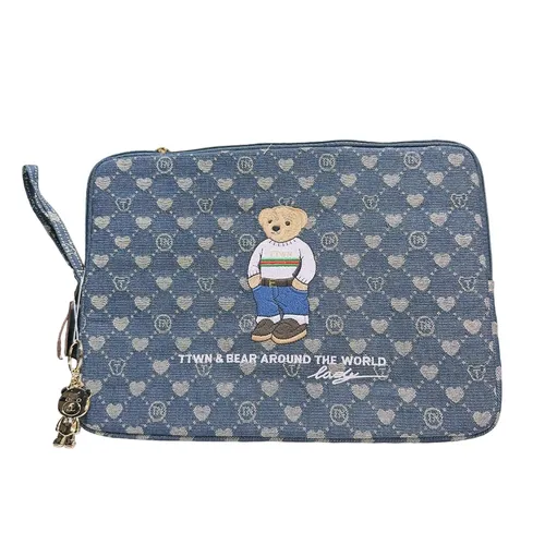 Túi Đựng Laptop Nữ TTWN BEAR TN3772 Màu Xanh