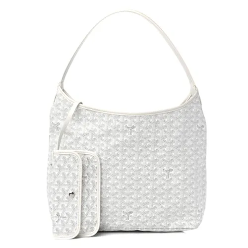 Túi xách Trắng Pháp - Túi Tote Nữ Goyard Bohemme Hobo White Bag Màu Trắng (Kèm Túi Nhỏ) - Vua Hàng Hiệu