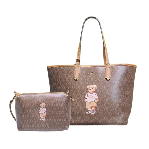 Túi Tote Nữ TTWN BEAR TN3522 Màu Nâu Size L
