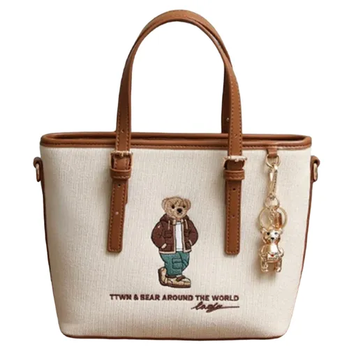 Túi Tote Nữ TTWN BEAR TN3653 10040 Màu Be Nâu