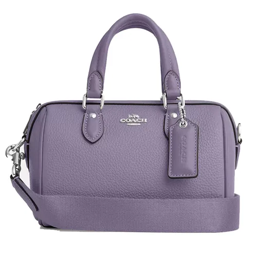 Túi xách Túi trống - Túi Trống Nữ Coach Mini Rowan Crossbody CR247 Màu Tím - Vua Hàng Hiệu
