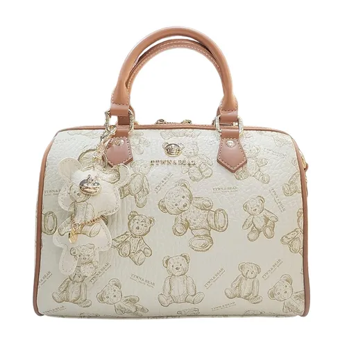 Túi Trống Nữ TTWN BEAR TN3325 Màu Nâu Trắng