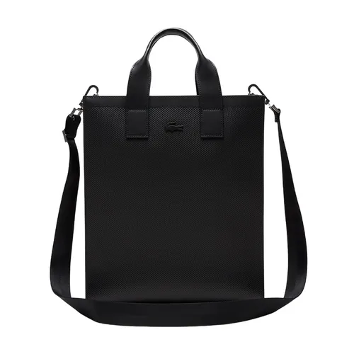 Túi xách - Túi Xách Đựng Laptop Lacoste Chantaco Computer Pocket Tote NH4567CE Màu Đen - Vua Hàng Hiệu