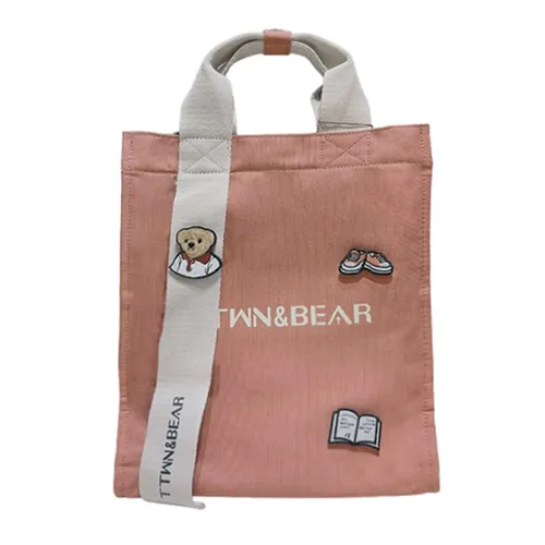 Túi Xách Nữ TTWN BEAR TN3304 TN3304 Hồng Vải Size L