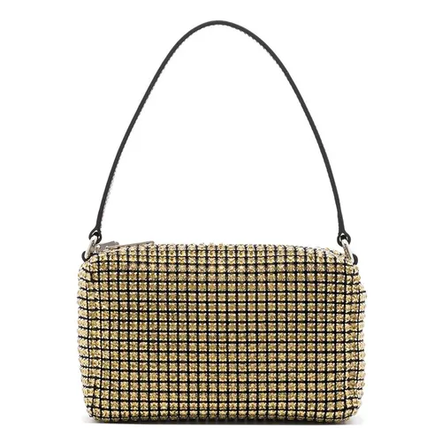 Túi Xách Tay Nữ Alexander Wang Heiress Crystal-embellished Mini Bag 20122P10M Màu Vàng - Túi xách - Vua Hàng Hiệu