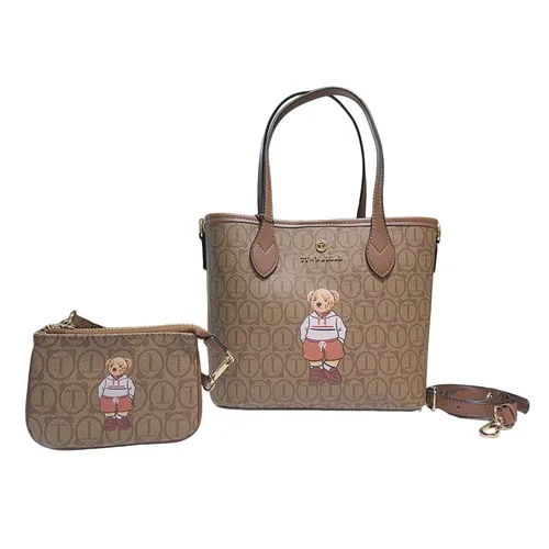 Túi Xách Tay Nữ TTWN BEAR 2in1 TN3498 Màu Nâu