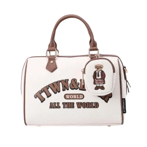 Túi Xách Tay Nữ TTWN BEAR TN3650 Màu Be - Nâu