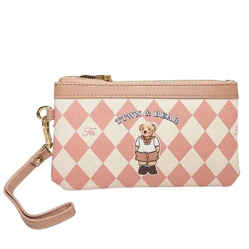 Ví Cầm Tay Nữ TTWN BEAR TT2306 TT2430 Màu Hồng