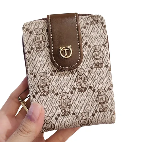 Ví Đựng Thẻ Nữ TTWN BEAR TT2404 Màu Nâu - Túi xách - Vua Hàng Hiệu