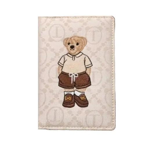 Ví Đựng Thẻ Nữ TTWN BEAR TT2504 Màu Trắng Kem
