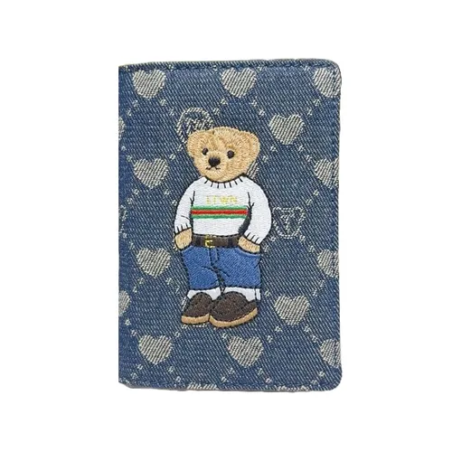 Ví Đựng Thẻ Nữ TTWN BEAR TT2504 Màu Xanh Denim