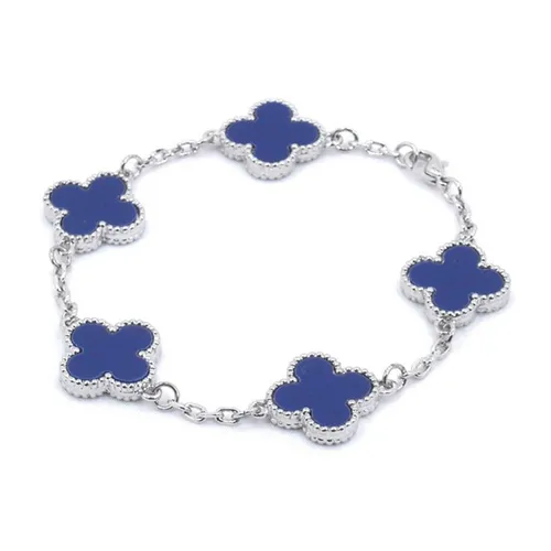 Vòng Đeo Tay Nữ Jewery Luxury 18K White Gold Bracelets Màu Bạc Xanh - Trang sức - Vua Hàng Hiệu