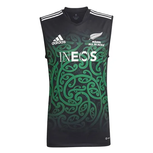 Thời trang Áo ba lỗ - Áo Ba Lỗ Nam Adidas Maori All Blascks Rugby Performance Singlet HG7321 Màu Đen/Xanh Size S - Vua Hàng Hiệu